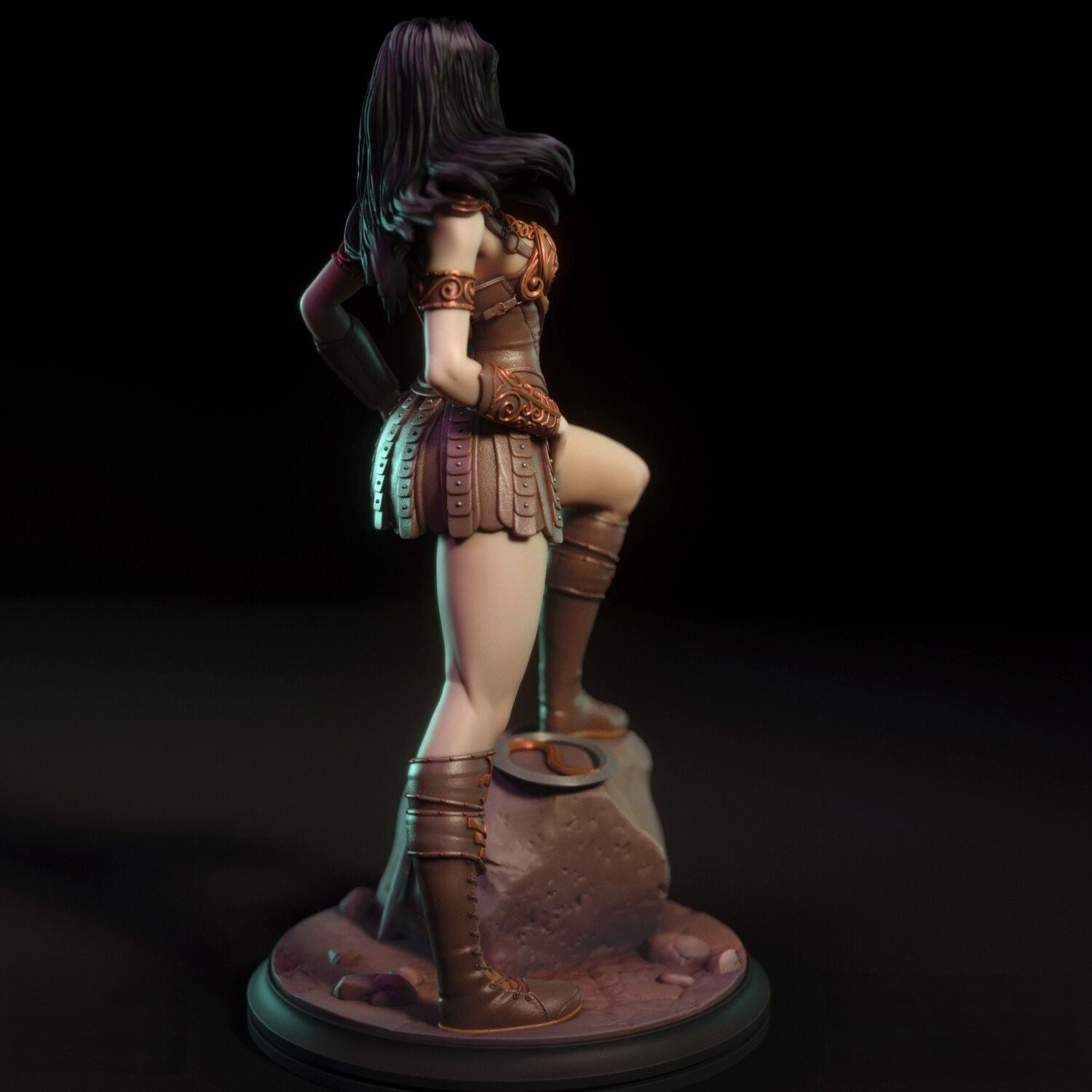 Xena Special Edition - Warrior Princess - STL 3D Print Files - 3D Printed Garage Kit ガレージキット Resin Model Scale Figure フィギュア