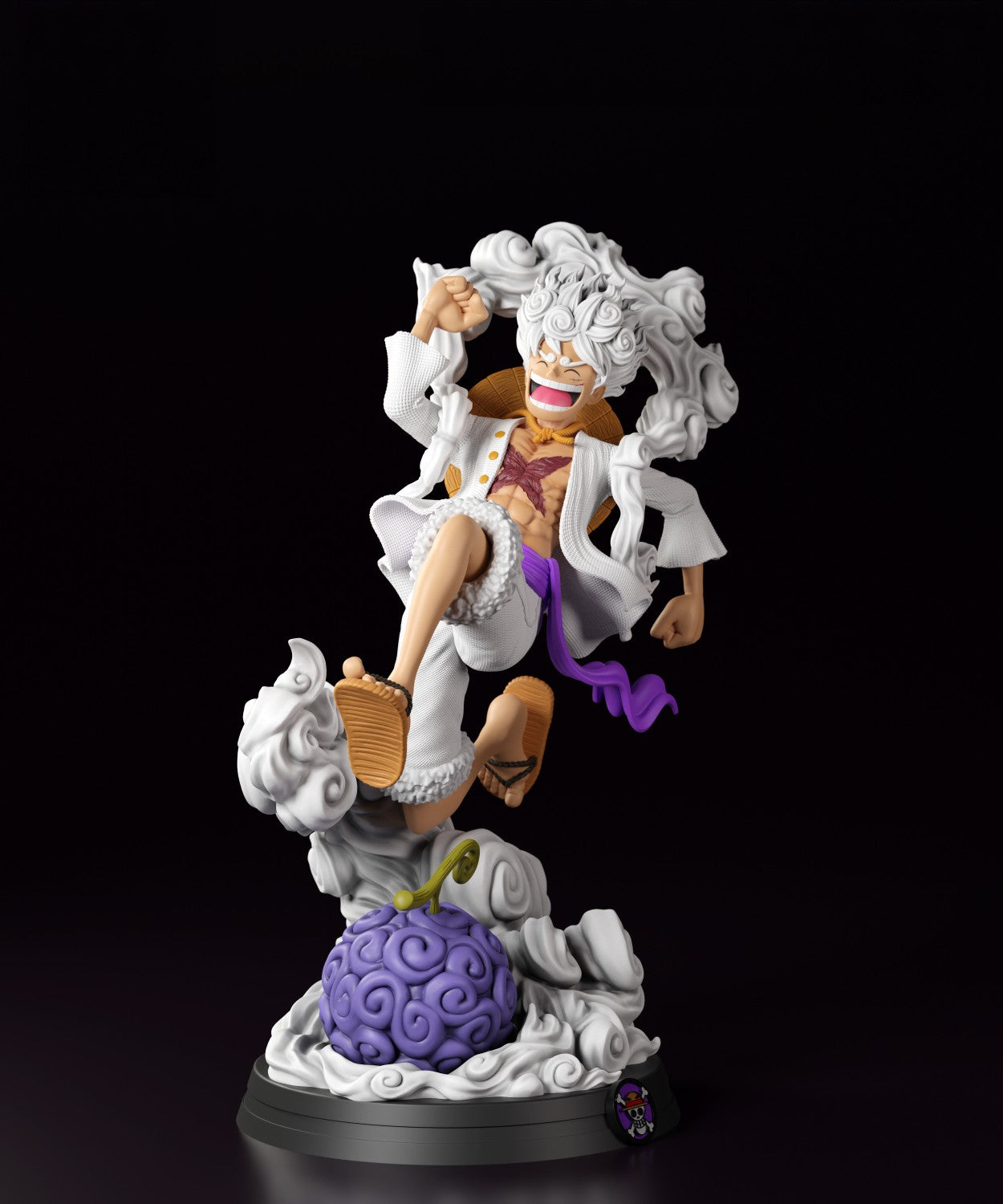 Luffy Gear 5 - One Piece 1/8 Scale - 3D Printed Garage Kit ガレージキット Resin Model Scale Figure フィギュア