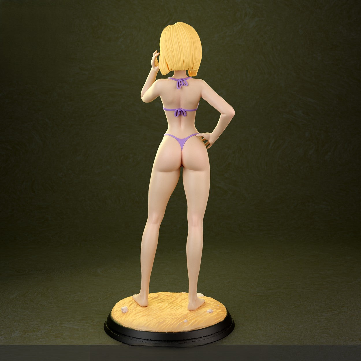 1386 Android 18 Special Edition - Dragon Ball - STL 3D Print Files - 3D Printed Garage Kit ガレージキット Resin Model Scale Figure フィギュア