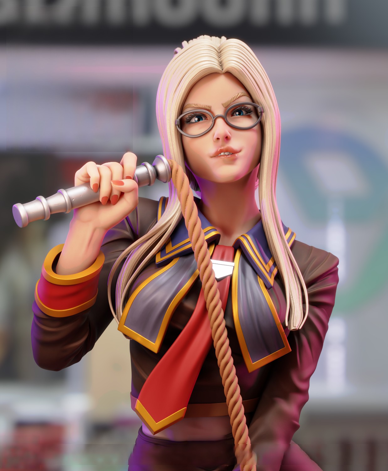Quistis Trepe Special Edition - Final Fantasy - STL 3D Print Files - 3D Printed Garage Kit ガレージキット Resin Model Scale Figure フィギュア
