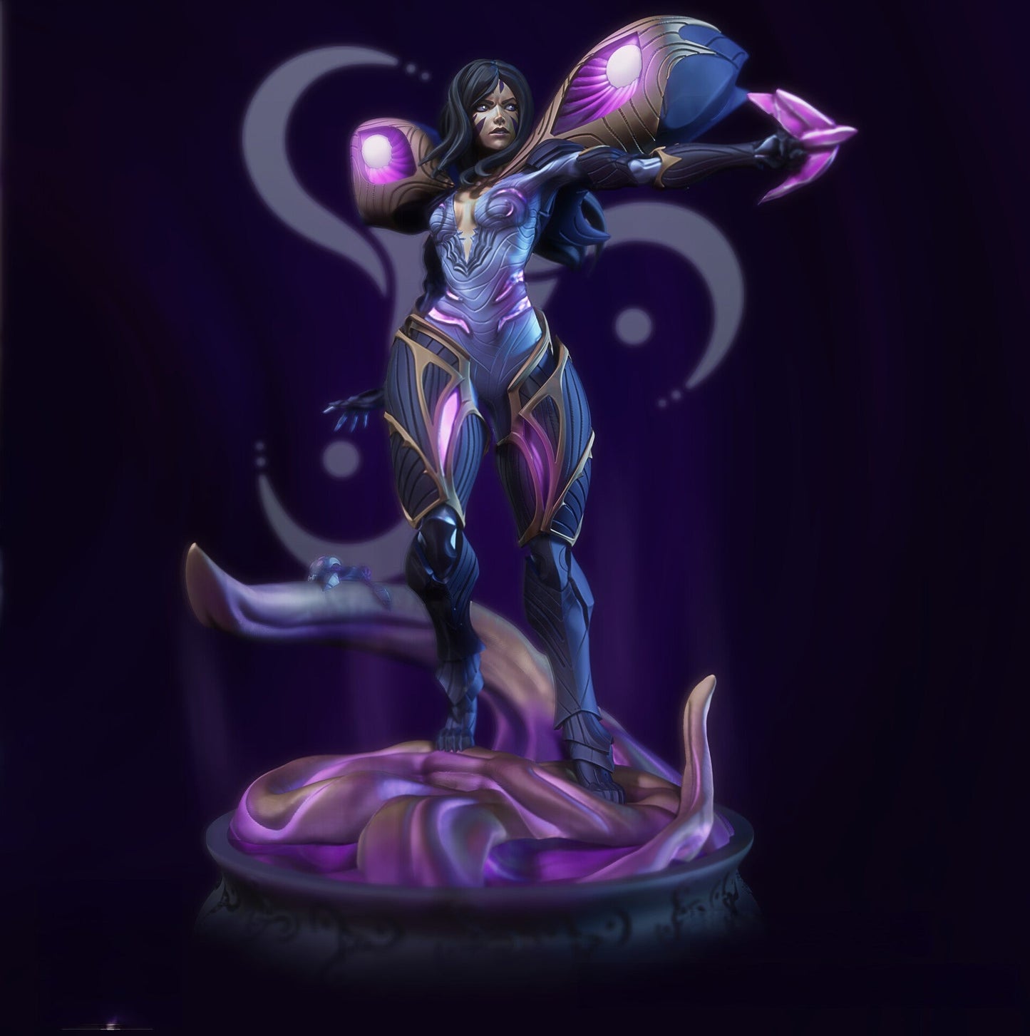 Kai'Sa - League of Legends 1/8 Scale - 3D Printed Garage Kit ガレージキット Resin Model Scale Figure フィギュア