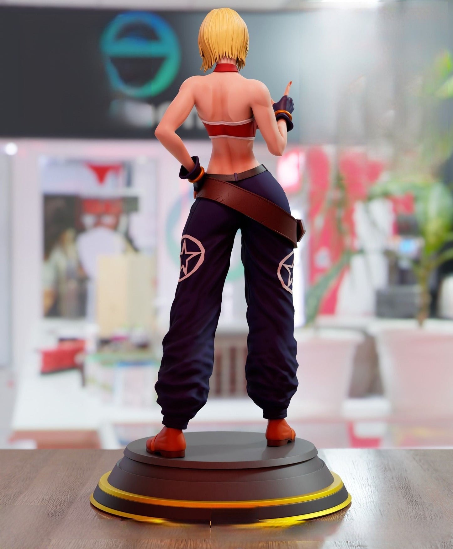 Blue Mary Special Edition - King of Fighters - STL 3D Print Files - 3D Printed Garage Kit ガレージキット Resin Model Scale Figure フィギュア