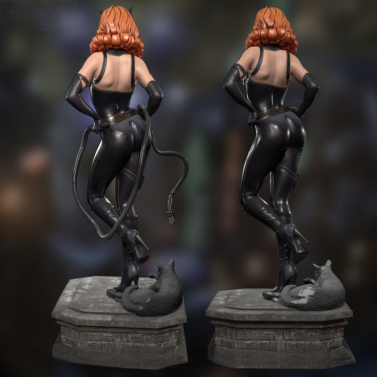 1606 Catwoman - DC Comics - STL 3D Print Files - 3D Printed Garage Kit ガレージキット Resin Model Scale Figure フィギュア