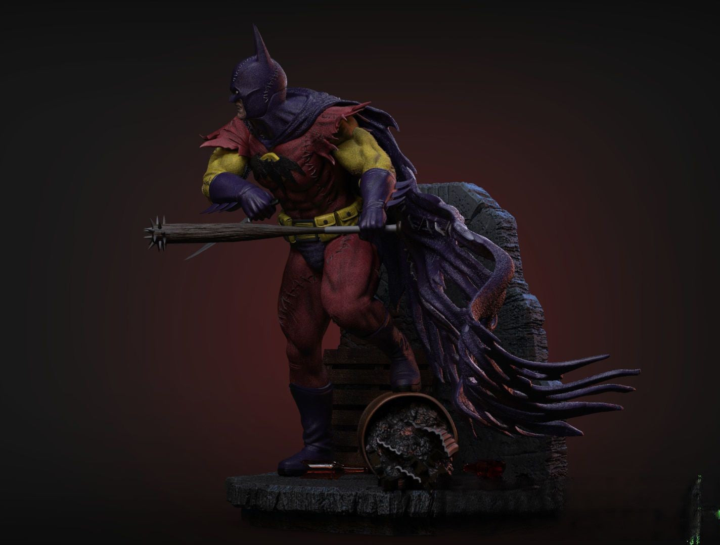 Batman Zur-En-Arrh - DC Comics - STL 3D Print Files - 3D Printed Garage Kit ガレージキット Resin Model Scale Figure フィギュア