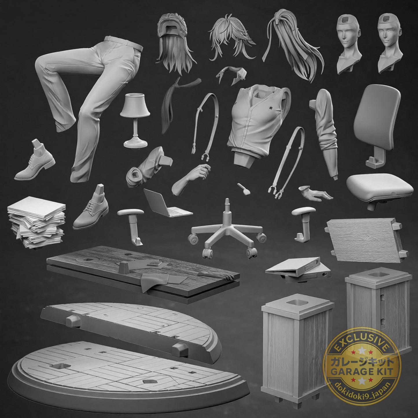 Jing Yuan Resin Garage Kit – Honkai Star Rail – 1/8 Scale | Unpainted 3D Printed Resin Model