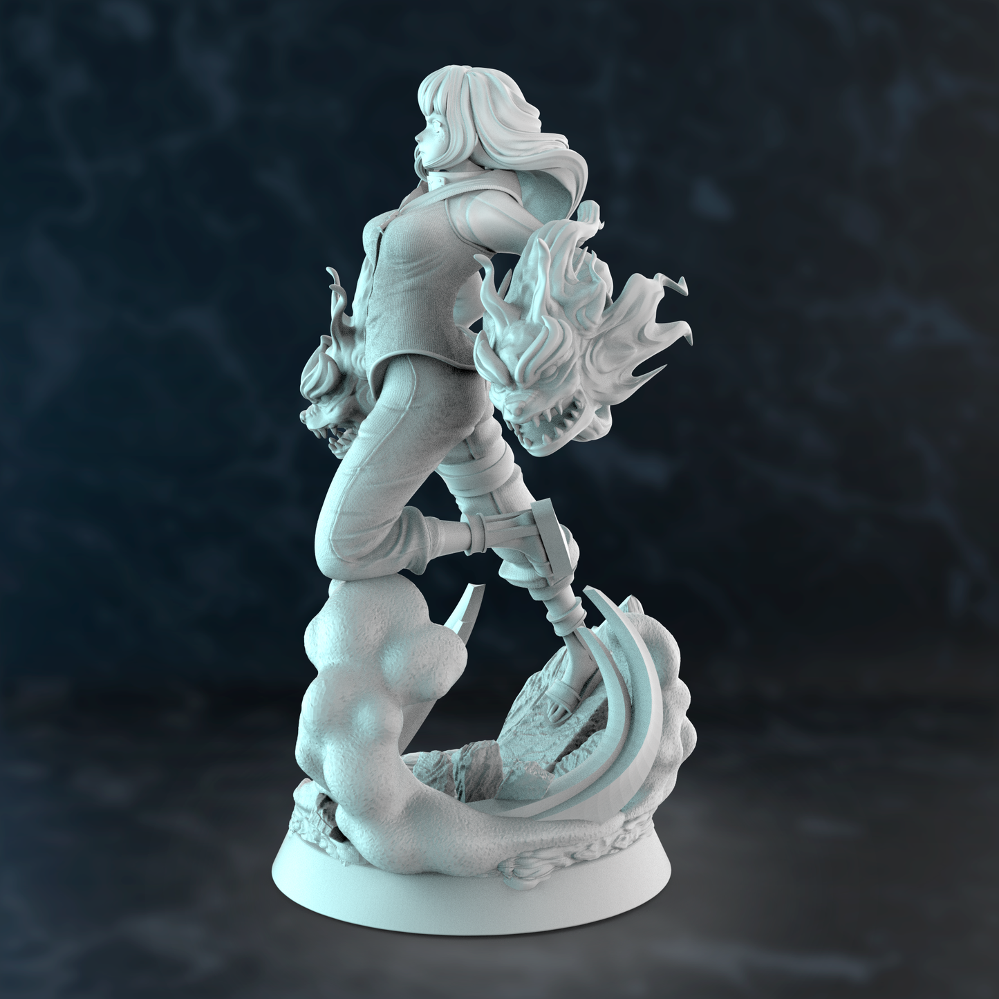 Hinata Hyuga Special Edition - Naruto - STL 3D Print Files - 3D Printed Garage Kit ガレージキット Resin Model Scale Figure フィギュア