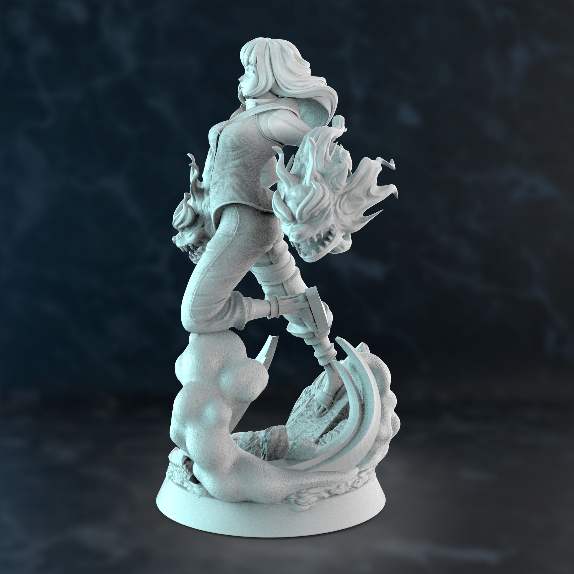 Hinata Hyuga Special Edition - Naruto - STL 3D Print Files - 3D Printed Garage Kit ガレージキット Resin Model Scale Figure フィギュア
