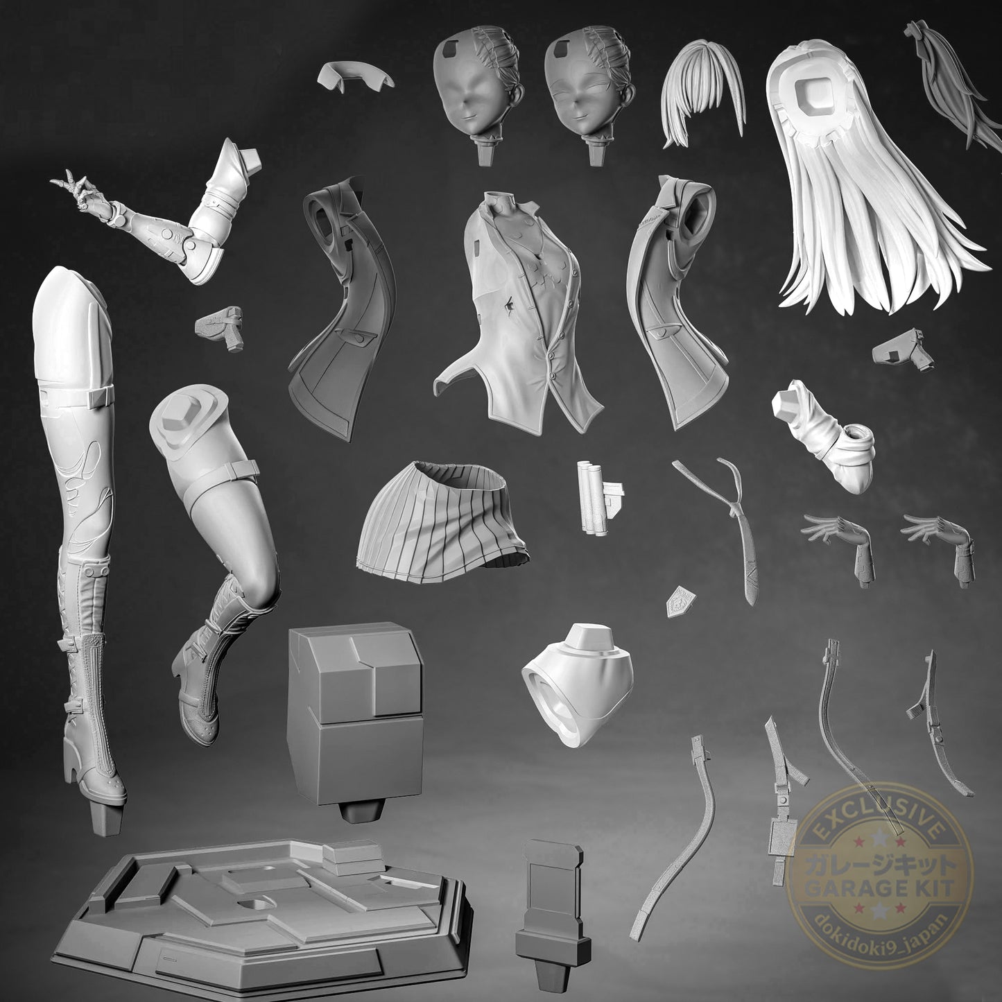 Girls Frontline リヴァ Leva ドールズフロントライン 1/7 Scale ガレージキット S1