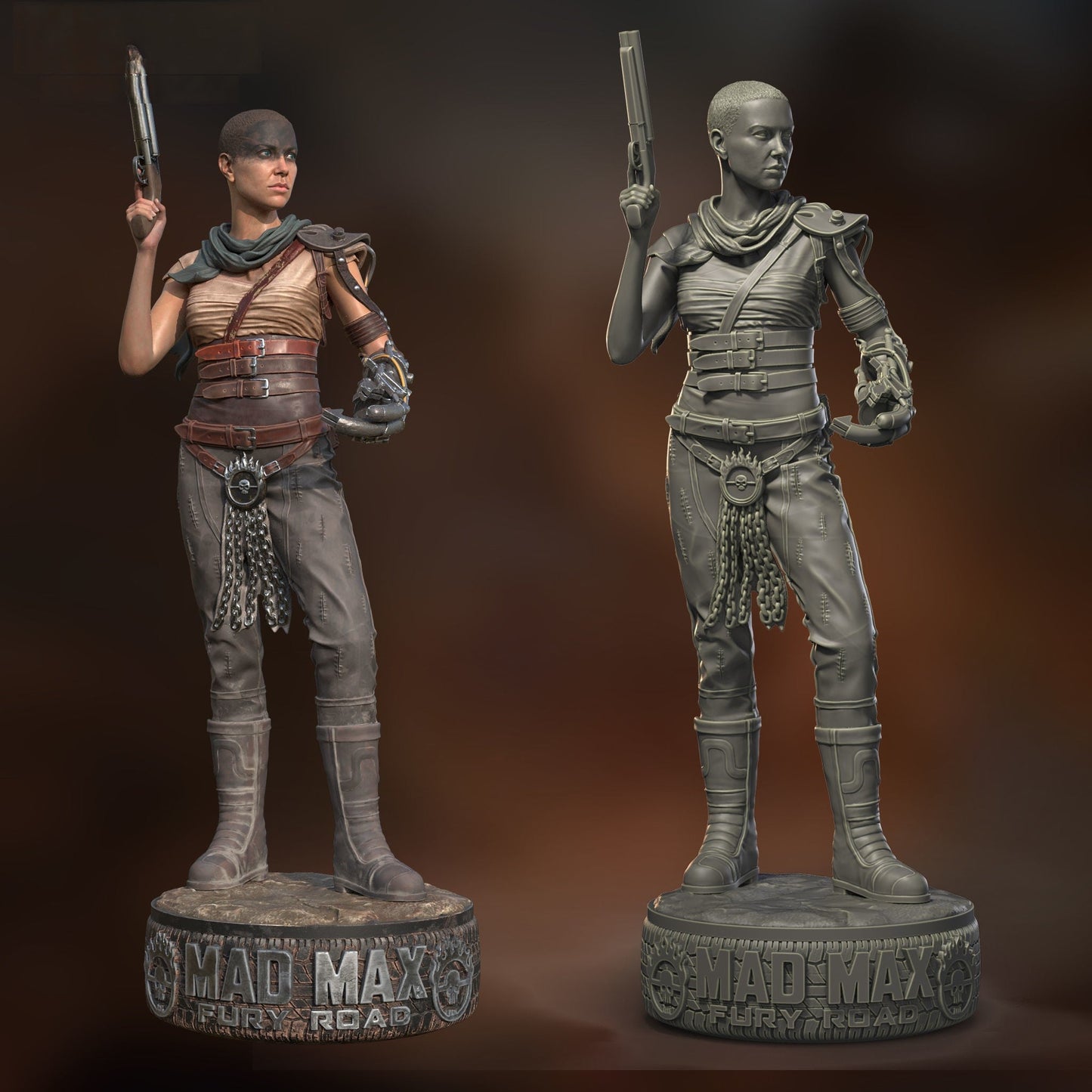 Furiosa - Mad Max: Fury Road 1/8 Scale - 3D Printed Garage Kit ガレージキット Resin Model Scale Figure フィギュア