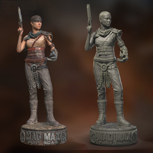 Furiosa - Mad Max: Fury Road 1/8 Scale - 3D Printed Garage Kit ガレージキット Resin Model Scale Figure フィギュア