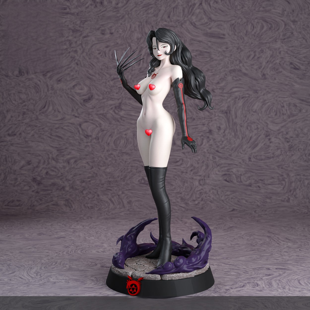 Lust Special Edition - Fullmetal Alchemist - STL 3D Print Files - 3D Printed Garage Kit ガレージキット Resin Model Scale Figure フィギュア