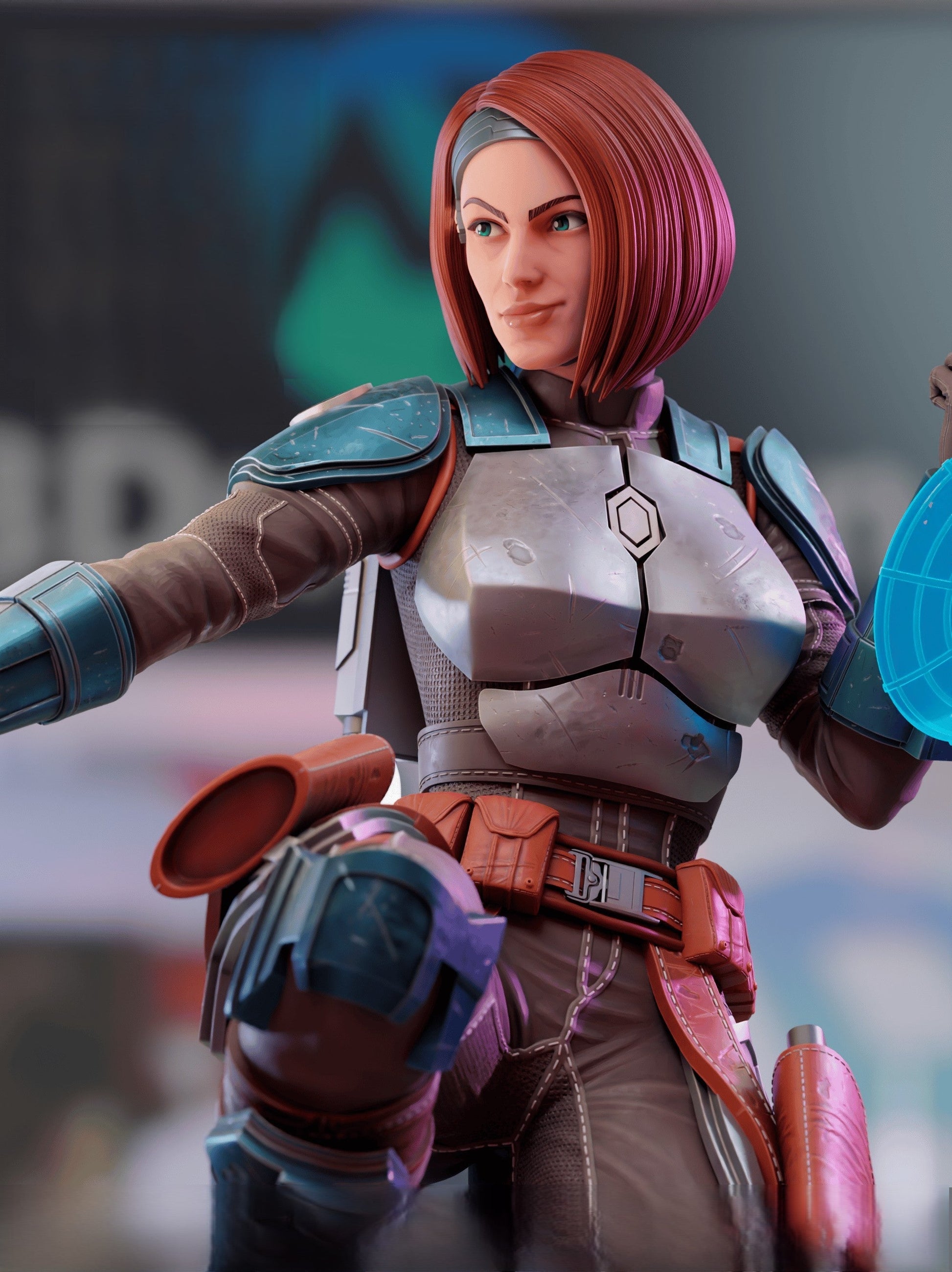 Bo-Katan Kryze Special Edition - Star Wars: The Clone Wars - STL 3D Print Files - 3D Printed Garage Kit ガレージキット Resin Model Scale Figure フィギュア