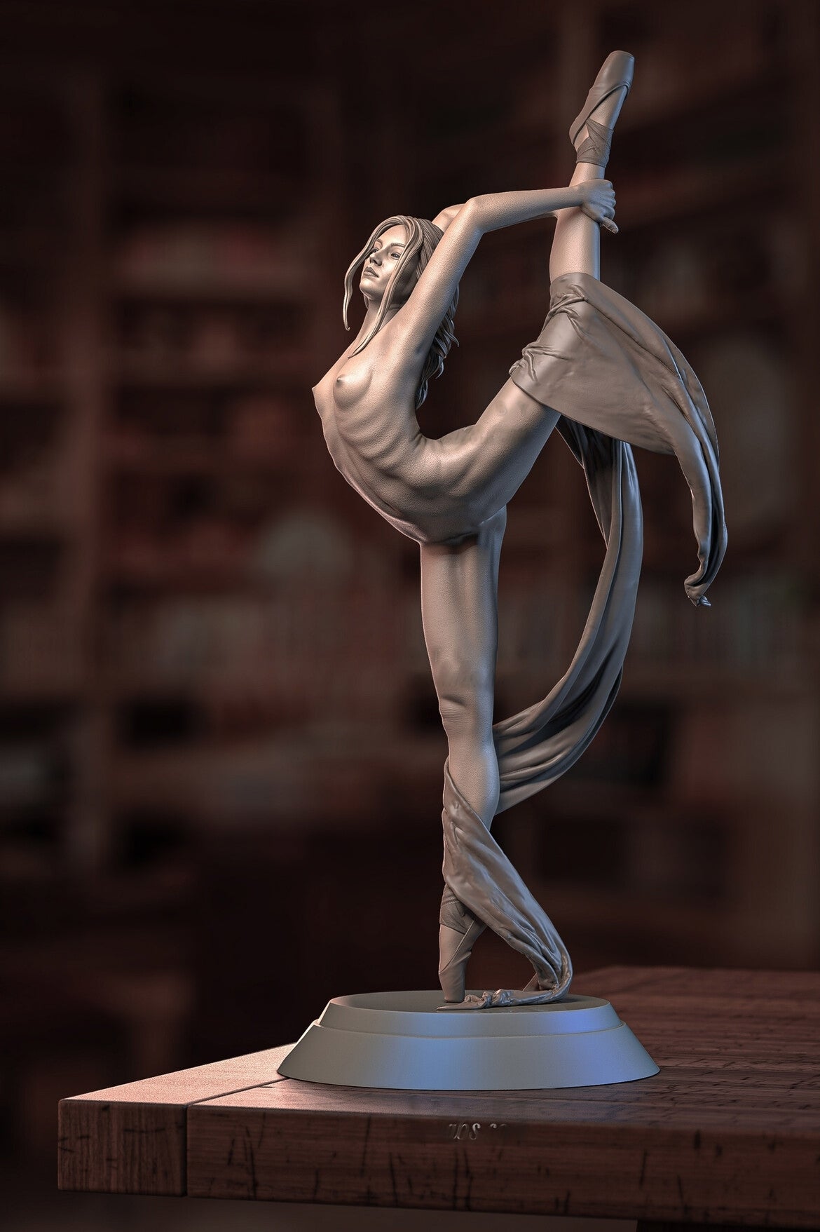 Venturi Special Edition - Artistic Ballerina 1/8 Scale - 3D Printed Garage Kit ガレージキット Resin Model Scale Figure フィギュア