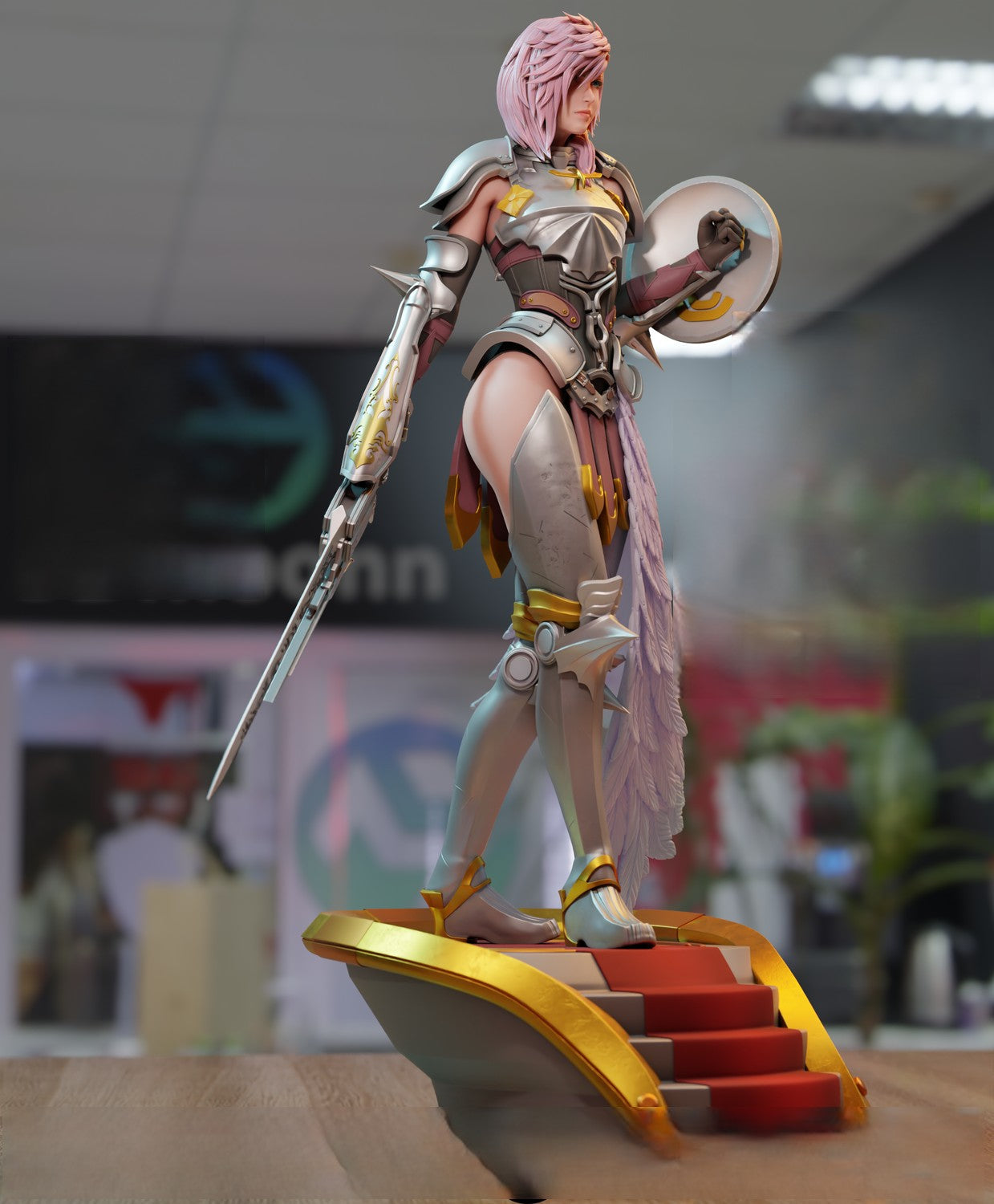 Lightning Special Edition - Final Fantasy - STL 3D Print Files - 3D Printed Garage Kit ガレージキット Resin Model Scale Figure フィギュア