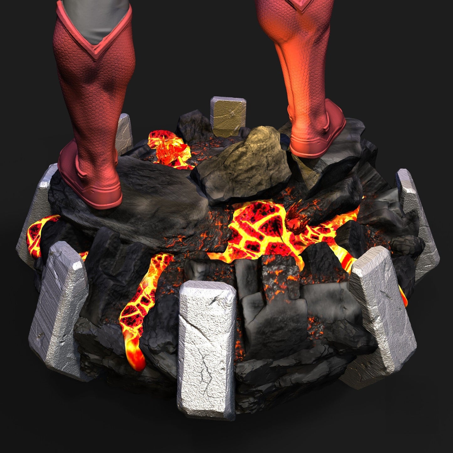 Batrocitus - Death Metal 7 - DC Multiverse - STL 3D Print Files - 3D Printed Garage Kit ガレージキット Resin Model Scale Figure フィギュア