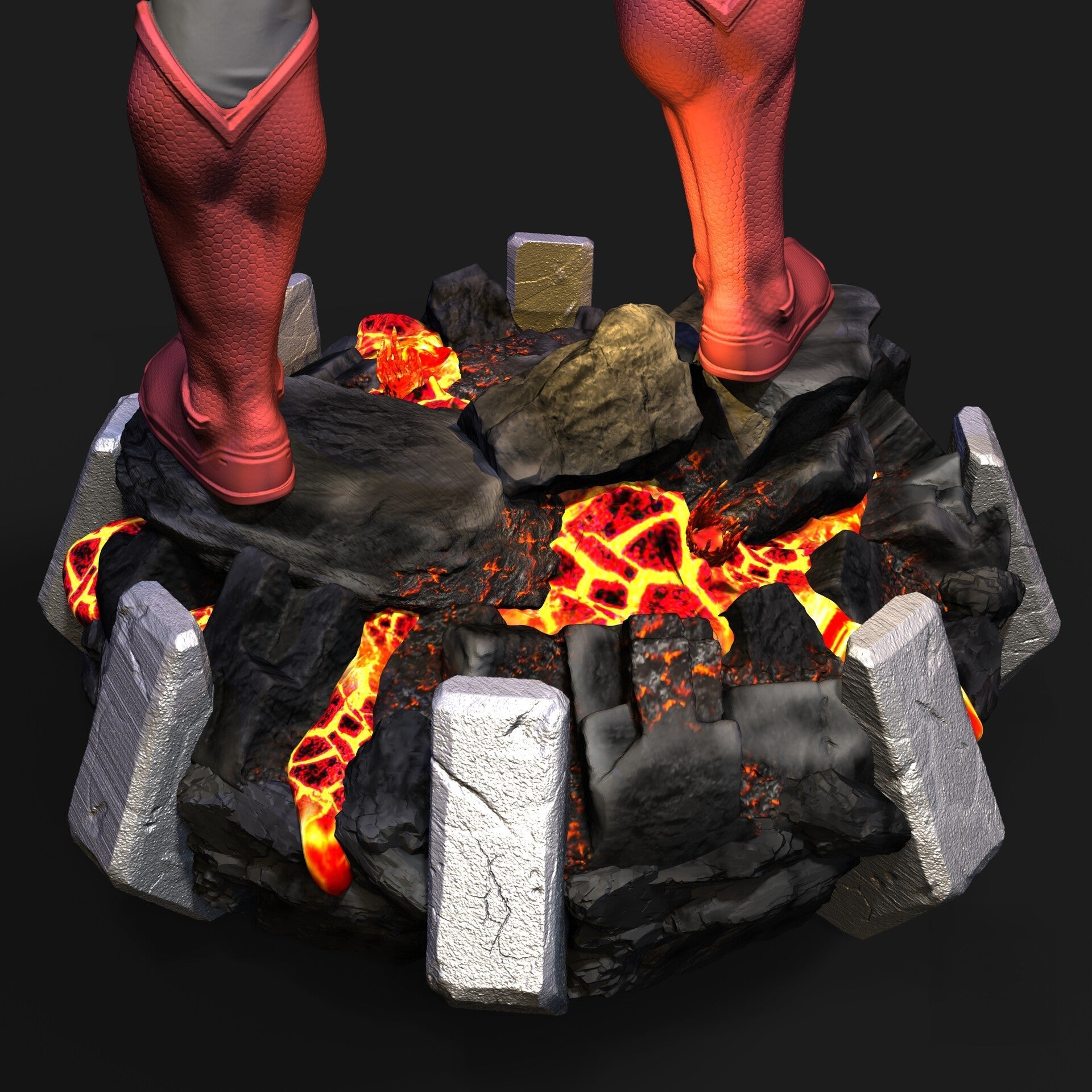 Batrocitus - Death Metal 7 - DC Multiverse - STL 3D Print Files - 3D Printed Garage Kit ガレージキット Resin Model Scale Figure フィギュア