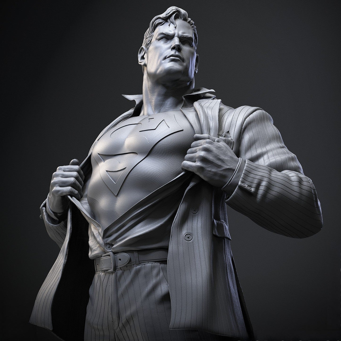 1522 Superman - DC Comics - STL 3D Print Files - 3D Printed Garage Kit ガレージキット Resin Model Scale Figure フィギュア