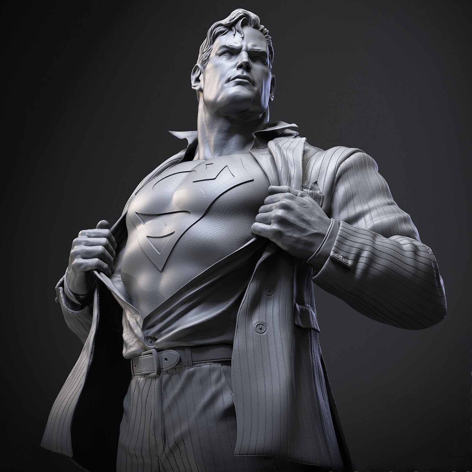 1522 Superman - DC Comics - STL 3D Print Files - 3D Printed Garage Kit ガレージキット Resin Model Scale Figure フィギュア