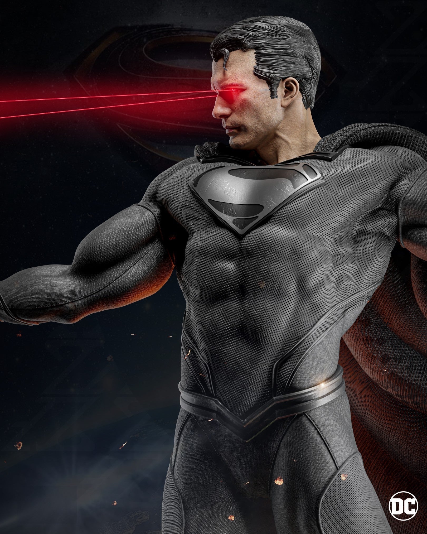 Superman - DC Comics 1/8 Scale - 3D Printed Garage Kit ガレージキット Resin Model Scale Figure フィギュア