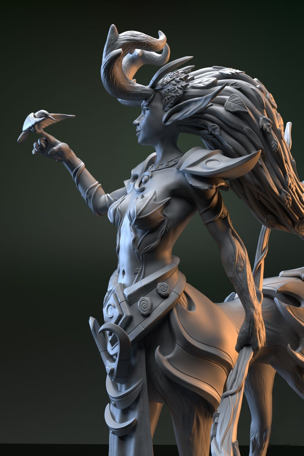 The Dryad Special Edition - STL 3D Print Files - 3D Printed Garage Kit ガレージキット Resin Model Scale Figure フィギュア