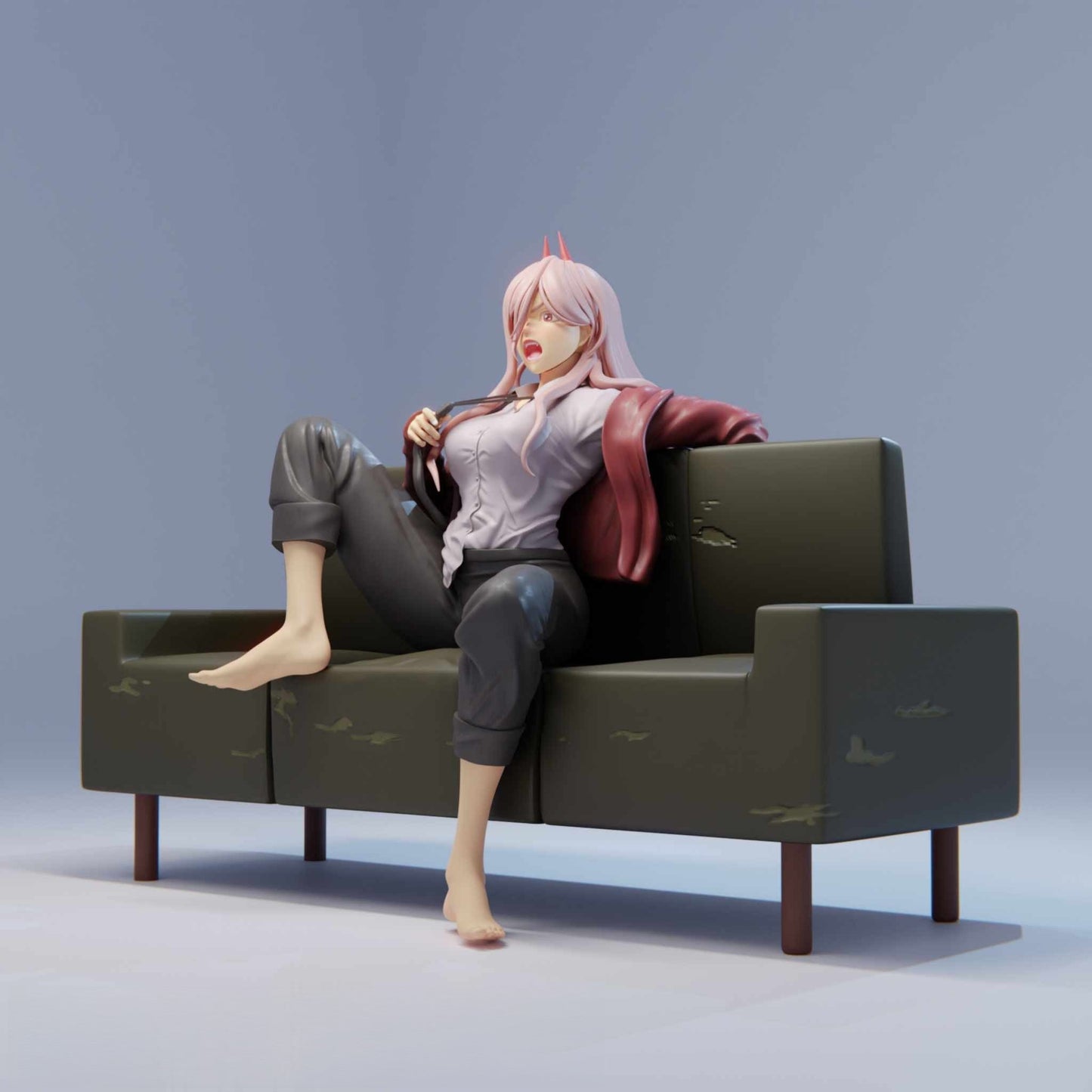 1411 Power Special Edition - Chainsaw Man - STL 3D Print Files - 3D Printed Garage Kit ガレージキット Resin Model Scale Figure フィギュア