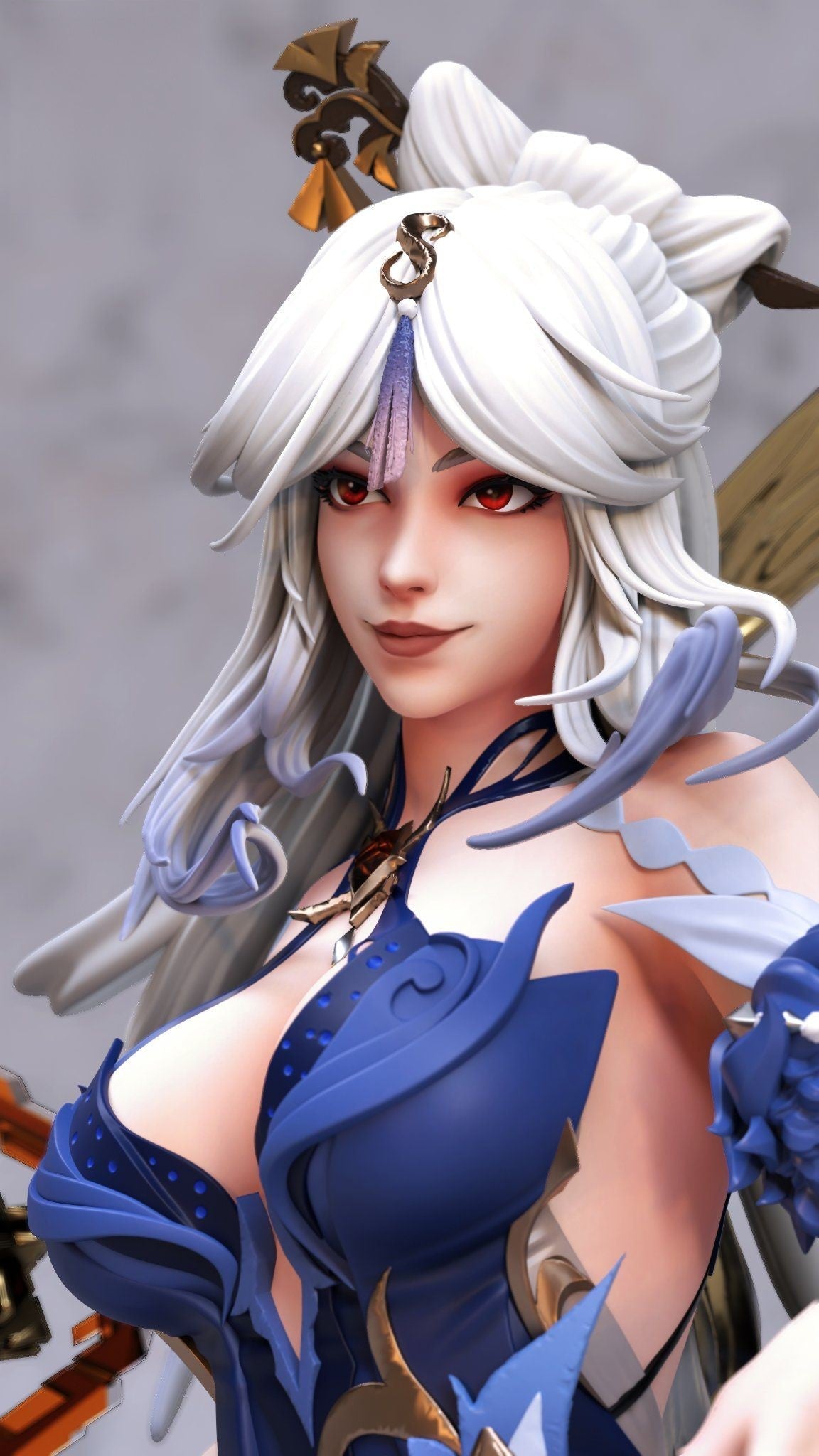 Ningguang - Genshin Impact - STL 3D Print Files - 3D Printed Garage Kit ガレージキット Resin Model Scale Figure フィギュア