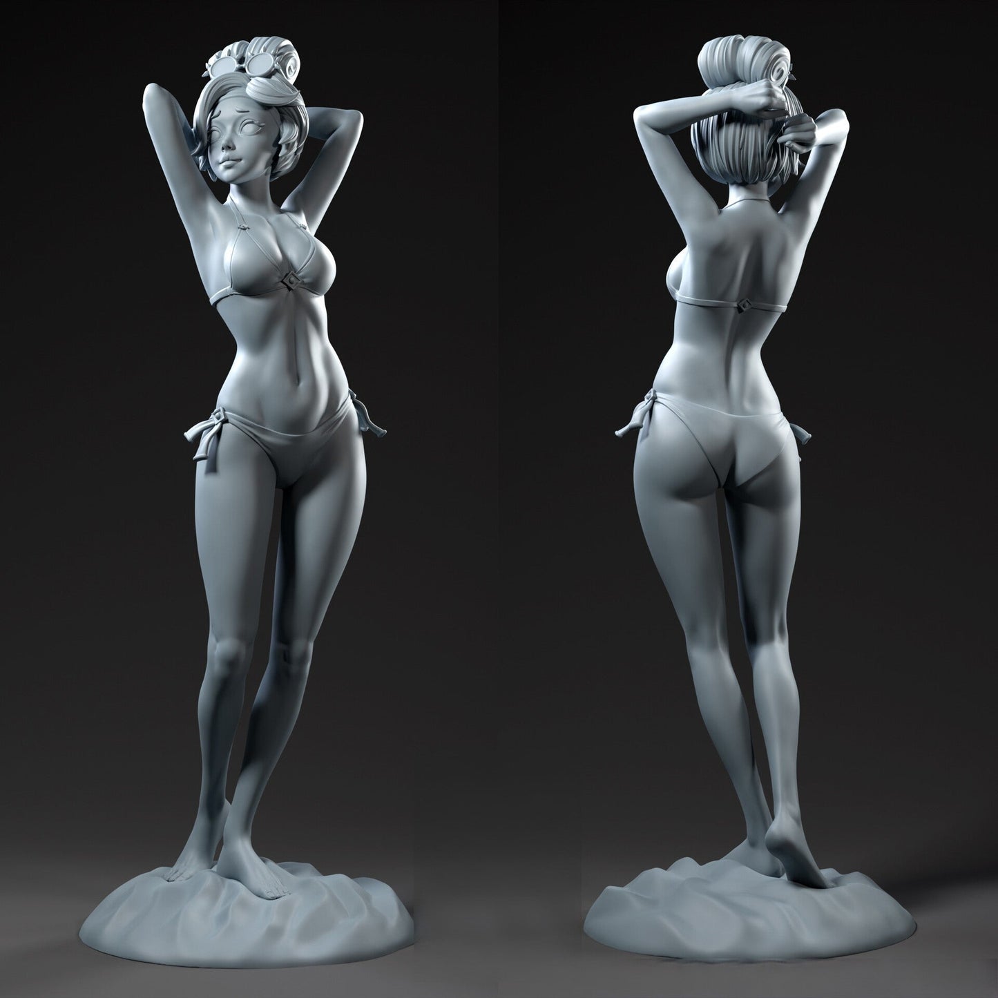 Purah Bikini - Tears of the Kingdom - STL 3D Print Files - 3D Printed Garage Kit ガレージキット Resin Model Scale Figure フィギュア