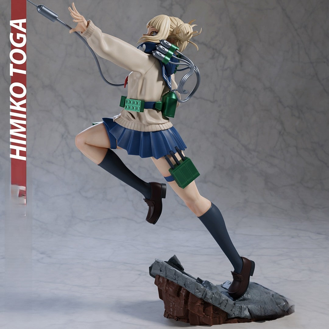 1407 Himiko Toga Special Edition - My Hero Academia - STL 3D Print Files - 3D Printed Garage Kit ガレージキット Resin Model Scale Figure フィギュア