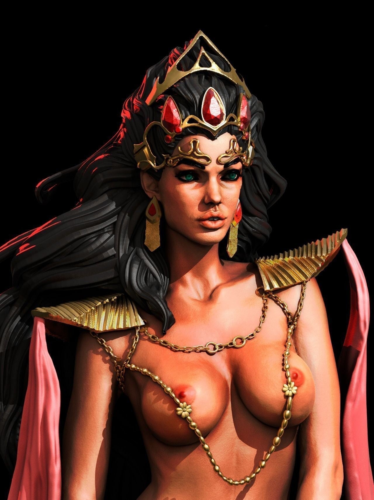 DEJAH THORIS Special Edition - STL 3D Print Files - 3D Printed Garage Kit ガレージキット Resin Model Scale Figure フィギュア