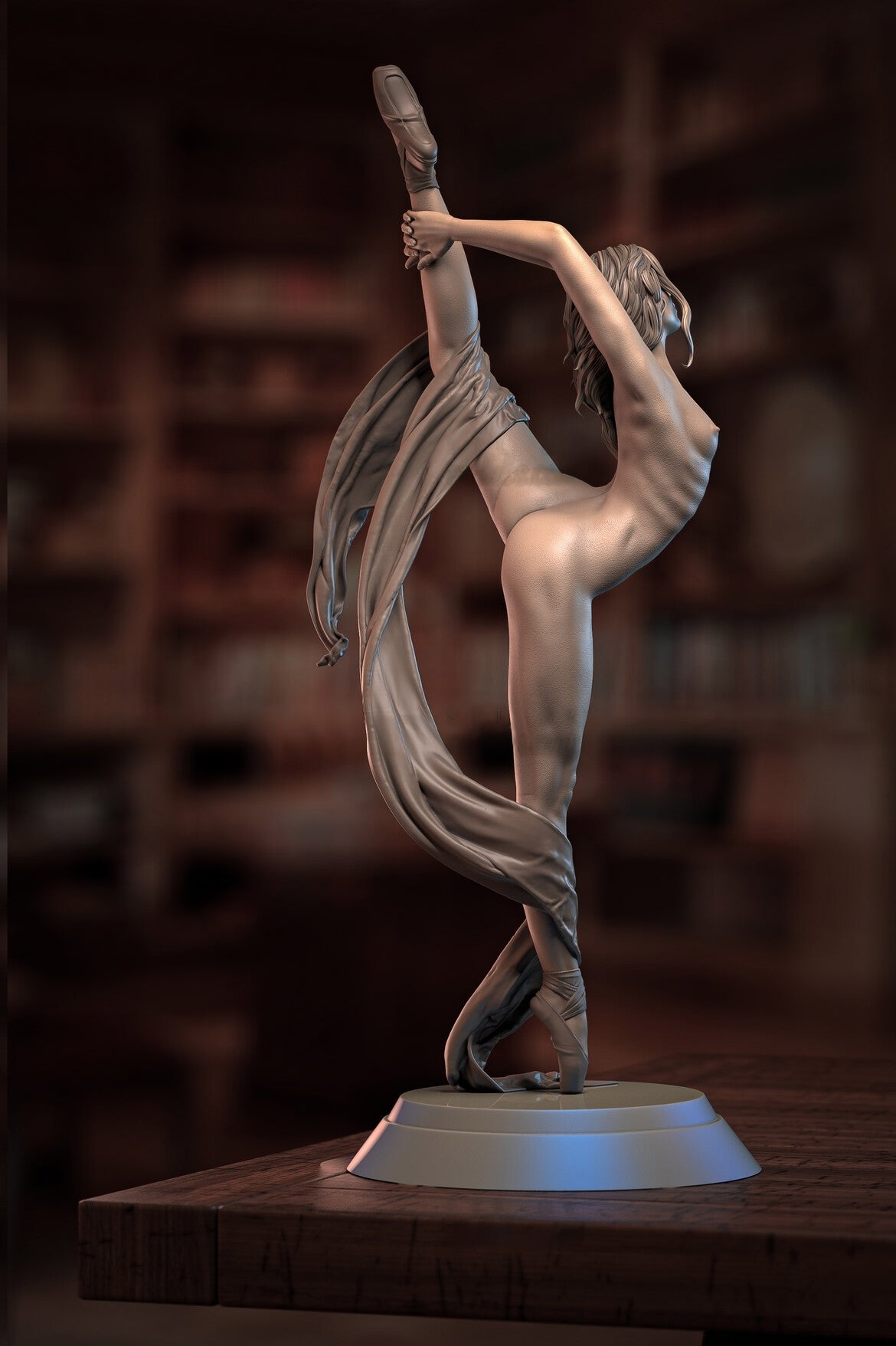 Venturi Special Edition - Artistic Ballerina 1/8 Scale - 3D Printed Garage Kit ガレージキット Resin Model Scale Figure フィギュア