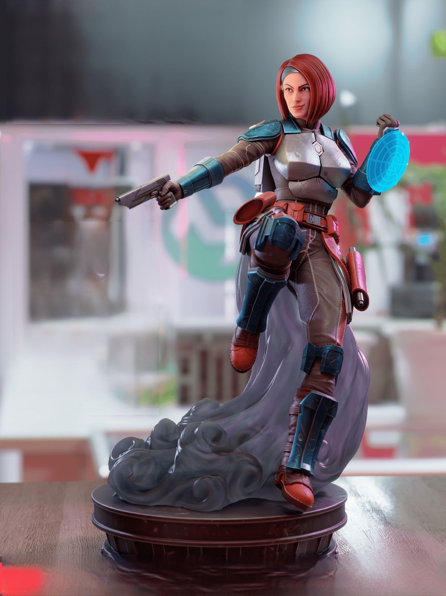 Bo-Katan Kryze Special Edition - Star Wars: The Clone Wars - STL 3D Print Files - 3D Printed Garage Kit ガレージキット Resin Model Scale Figure フィギュア