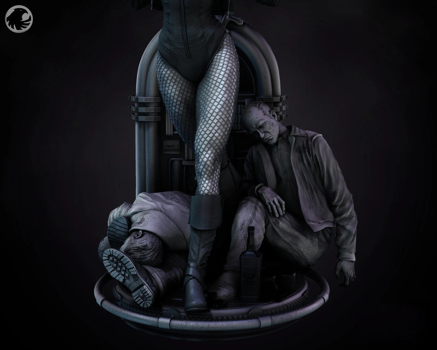 1446 Black Canary - DC Comics - STL 3D Print Files - 3D Printed Garage Kit ガレージキット Resin Model Scale Figure フィギュア