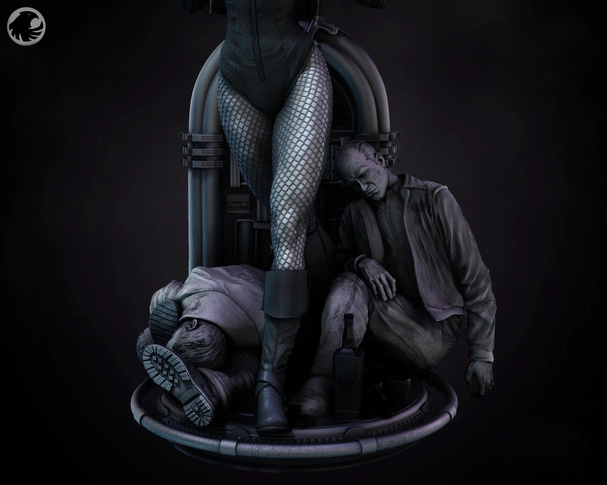 1446 Black Canary - DC Comics - STL 3D Print Files - 3D Printed Garage Kit ガレージキット Resin Model Scale Figure フィギュア