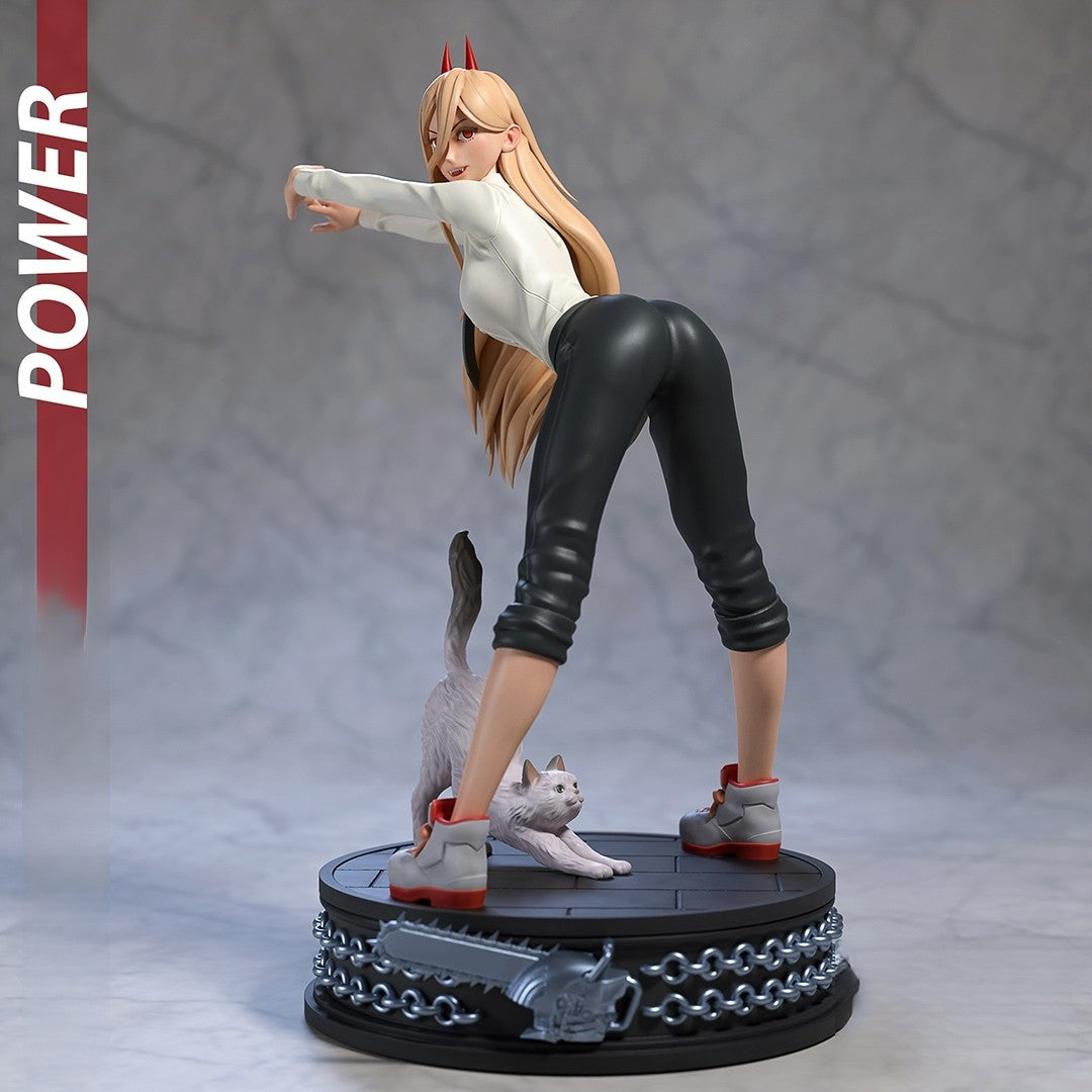 1519 Power Special Edition - Chainsaw Man - STL 3D Print Files - 3D Printed Garage Kit ガレージキット Resin Model Scale Figure フィギュア