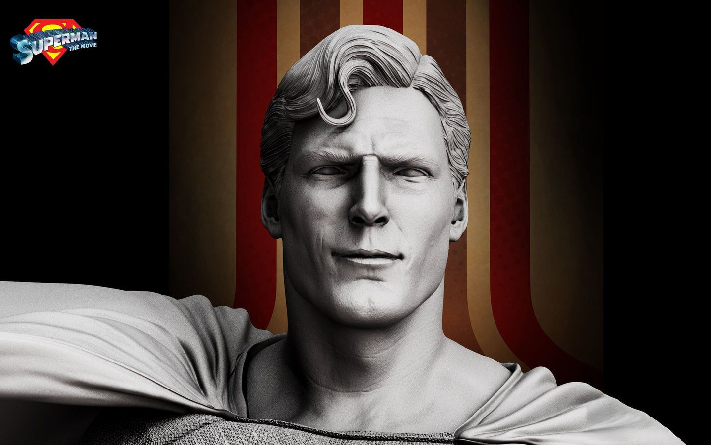 Superman 1978 - STL 3D Print Files - 3D Printed Garage Kit ガレージキット Resin Model Scale Figure フィギュア