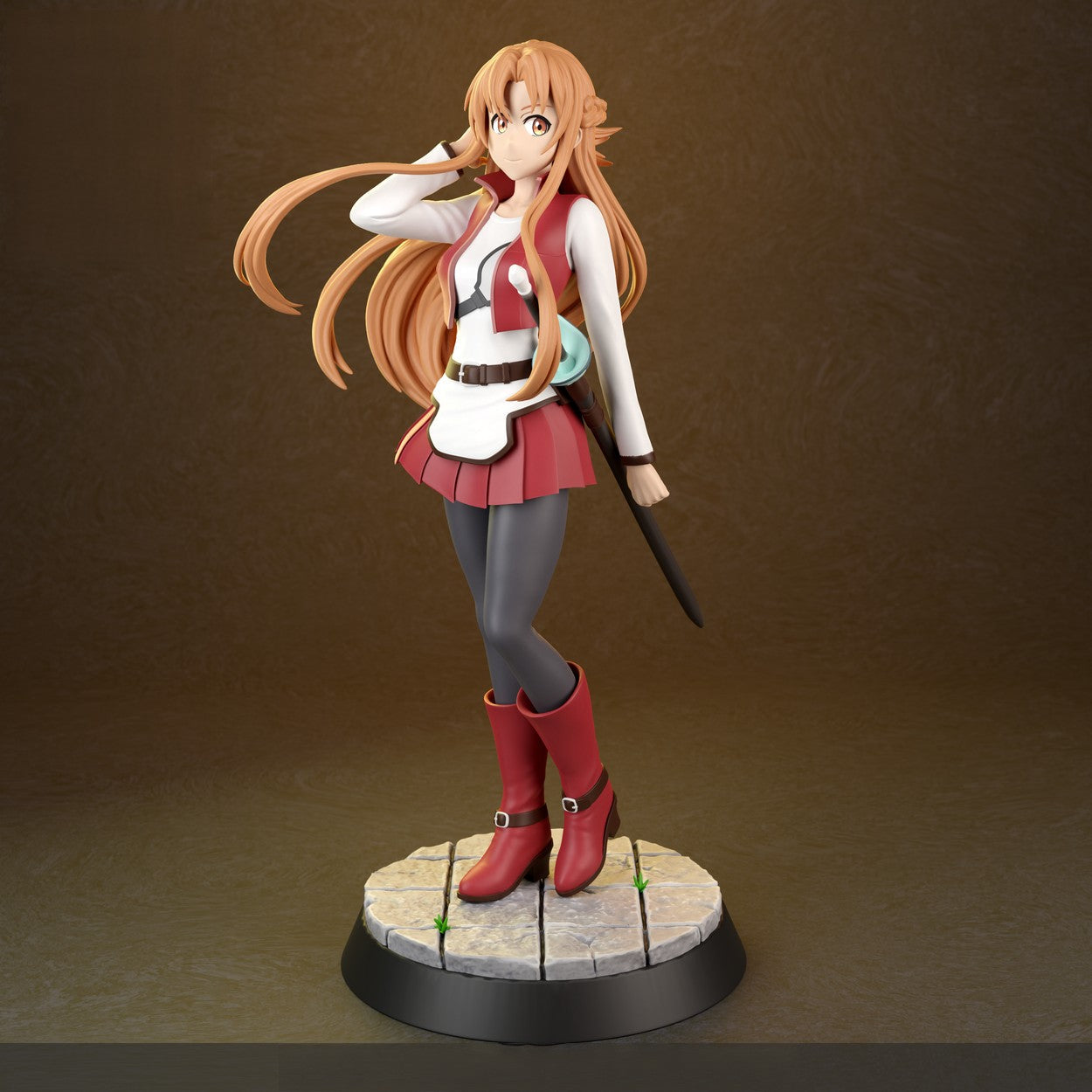 1387 Yuuki Asuna Special Edition - Sword Art Online - STL 3D Print Files - 3D Printed Garage Kit ガレージキット Resin Model Scale Figure フィギュア