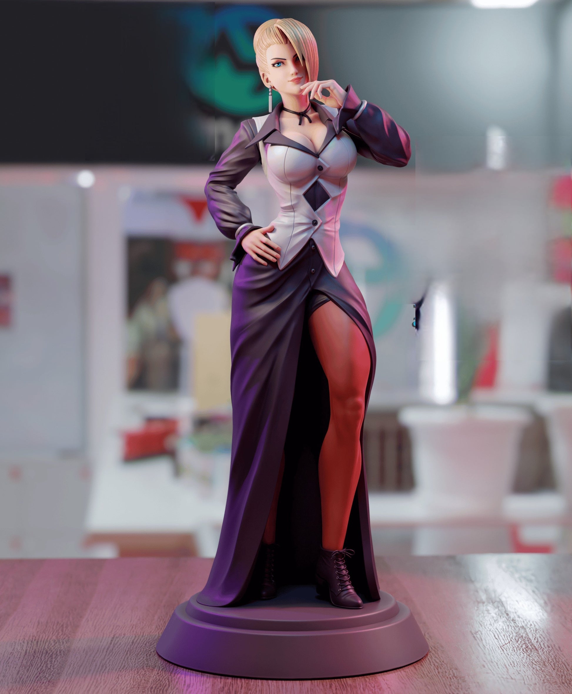 Mature Special Edition - The King of Fighters - STL 3D Print Files - 3D Printed Garage Kit ガレージキット Resin Model Scale Figure フィギュア