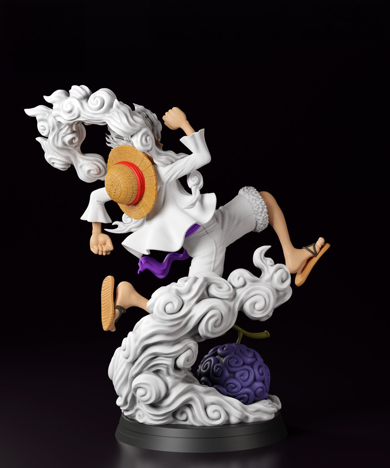 Luffy Gear 5 - One Piece 1/8 Scale - 3D Printed Garage Kit ガレージキット Resin Model Scale Figure フィギュア