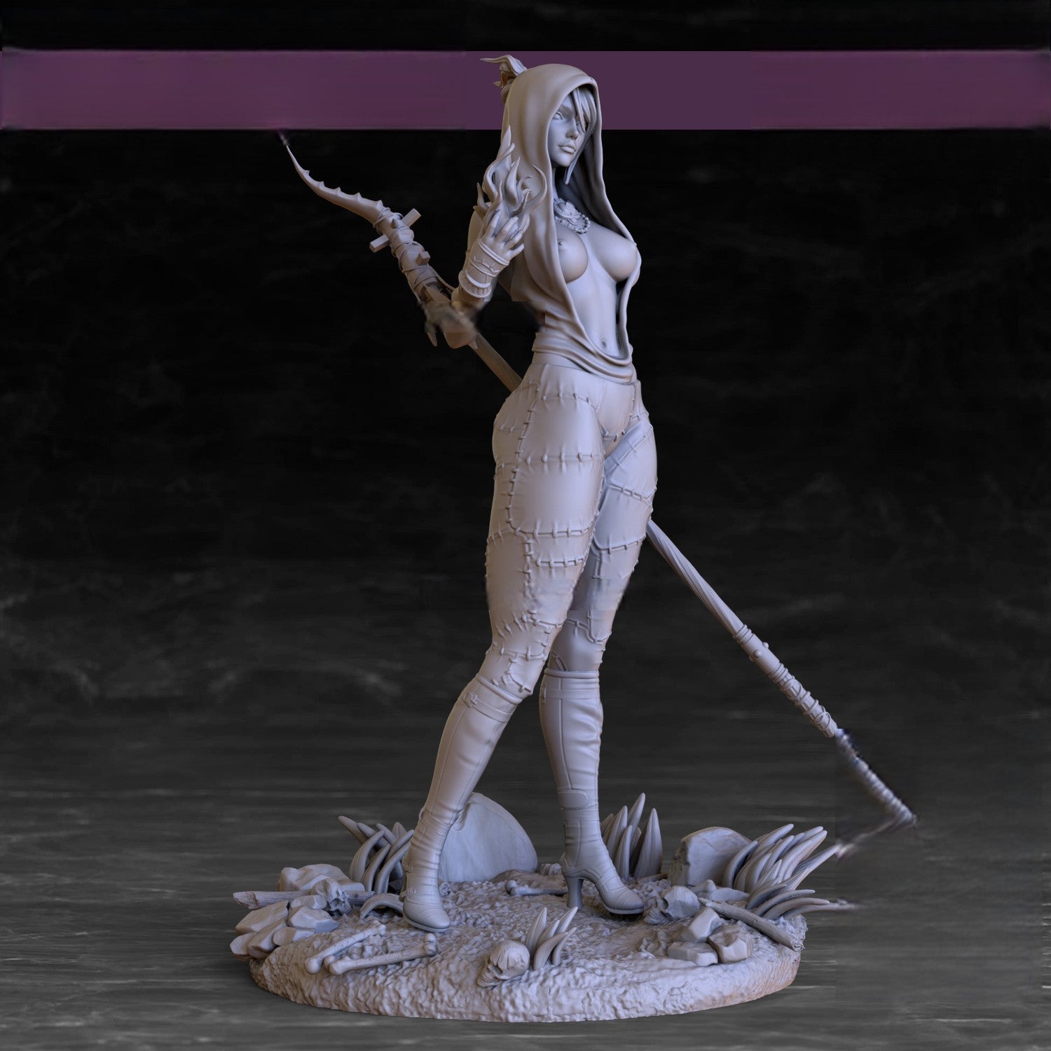 Morrigan Special Edition - Dragon Age - STL 3D Print Files - 3D Printed Garage Kit ガレージキット Resin Model Scale Figure フィギュア