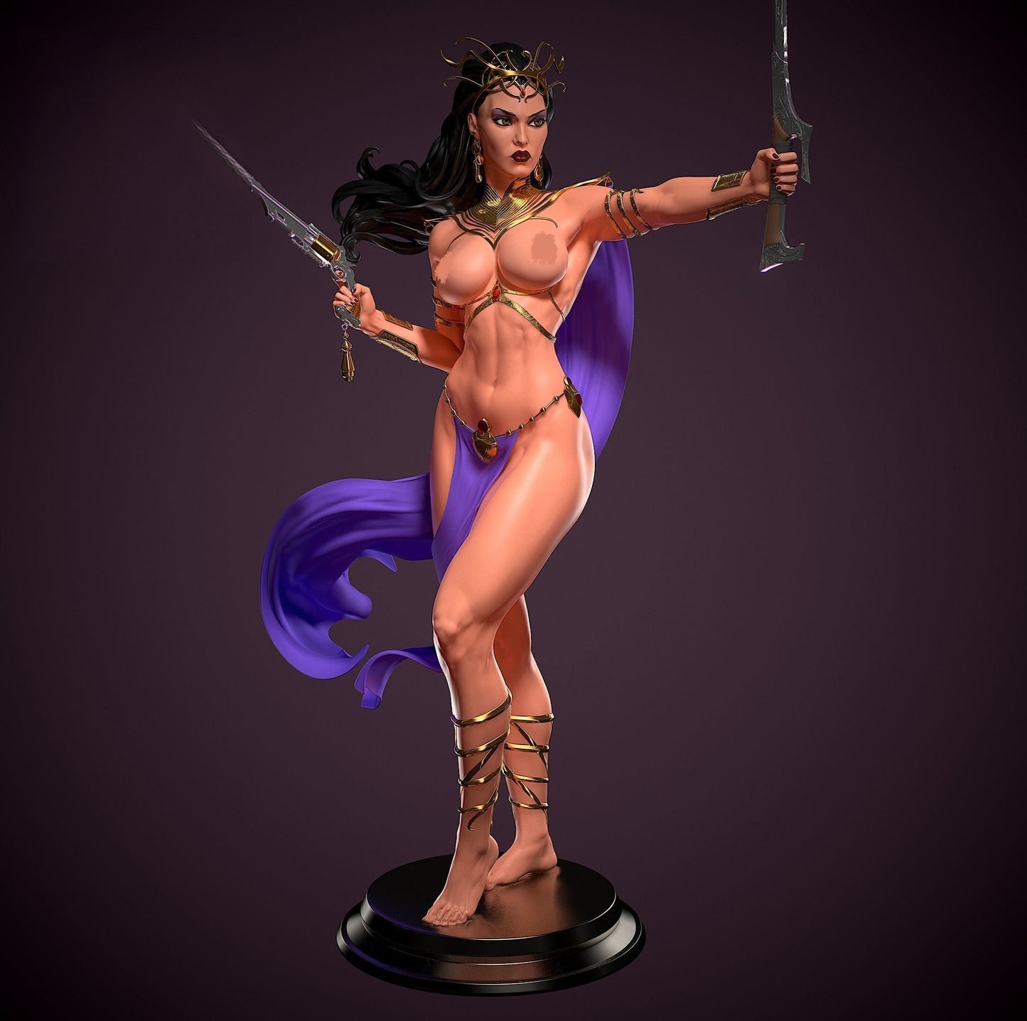1332 Dejah Thoris Special Edition - STL 3D Print Files - 3D Printed Garage Kit ガレージキット Resin Model Scale Figure フィギュア