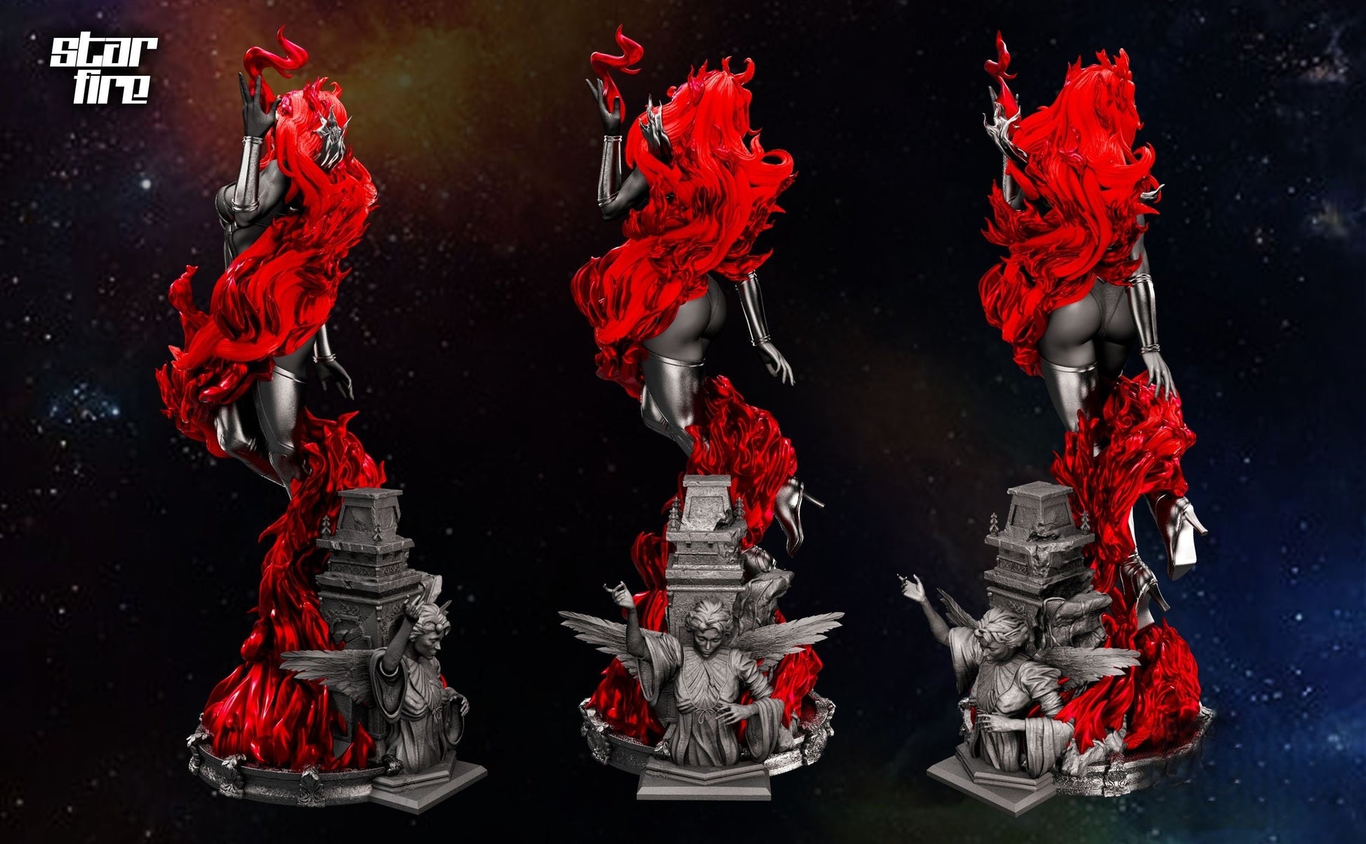 Starfire - STL 3D Print Files - 3D Printed Garage Kit ガレージキット Resin Model Scale Figure フィギュア
