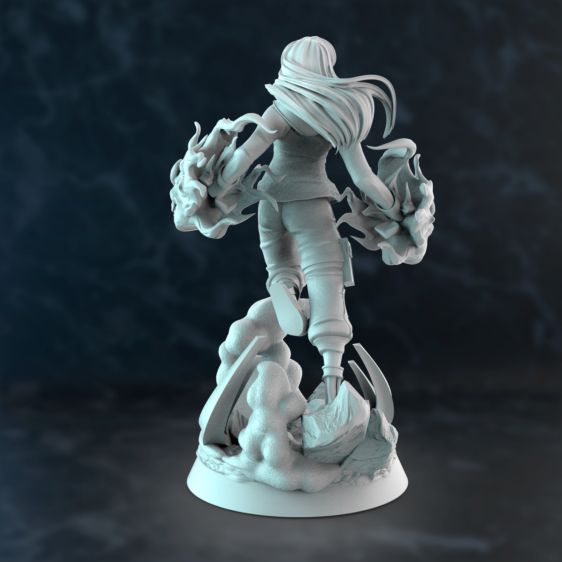 Hinata Hyuga Special Edition - Naruto - STL 3D Print Files - 3D Printed Garage Kit ガレージキット Resin Model Scale Figure フィギュア