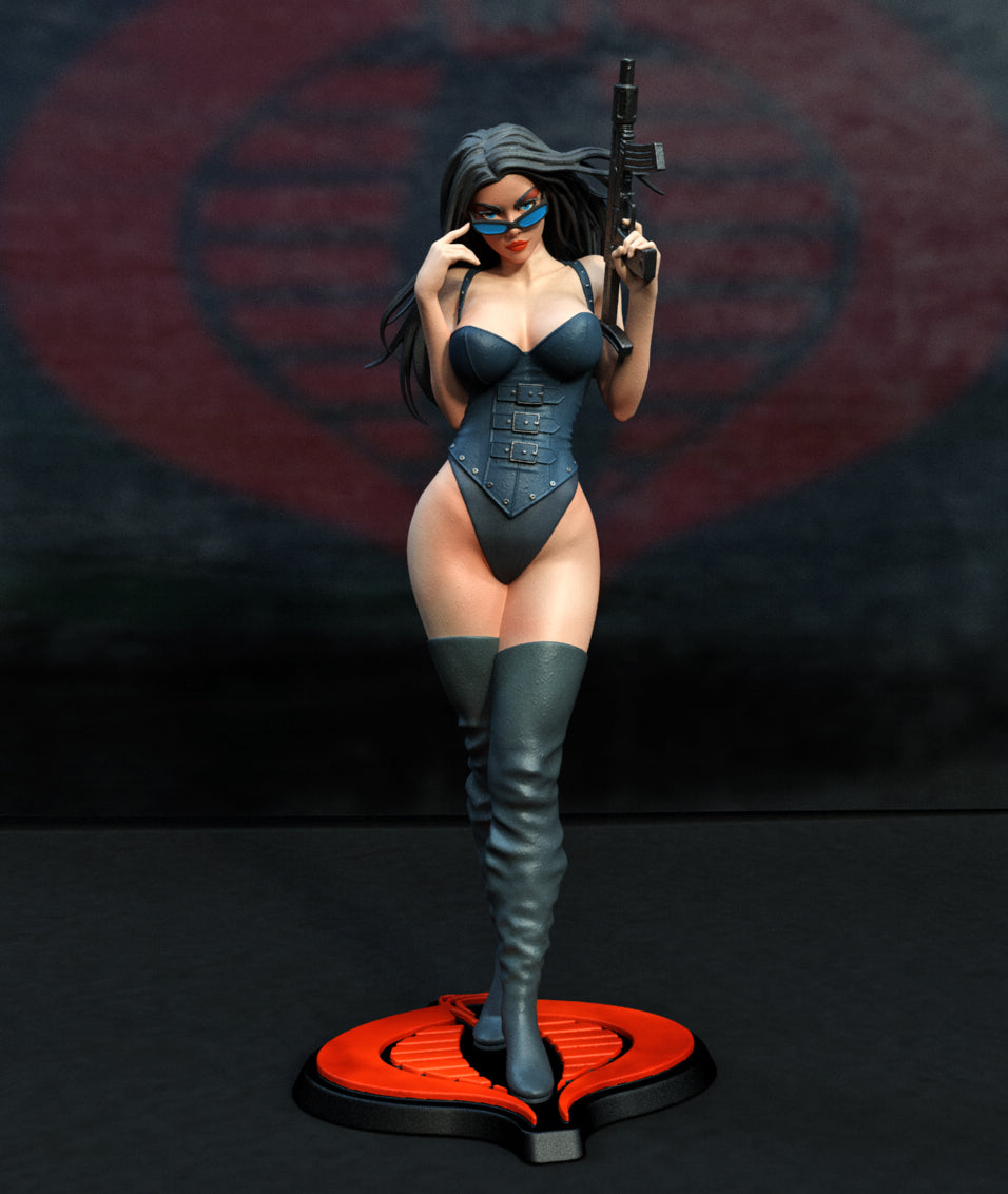 1261 Baroness Special Edition - G.I. Joe - STL 3D Print Files - 3D Printed Garage Kit ガレージキット Resin Model Scale Figure フィギュア