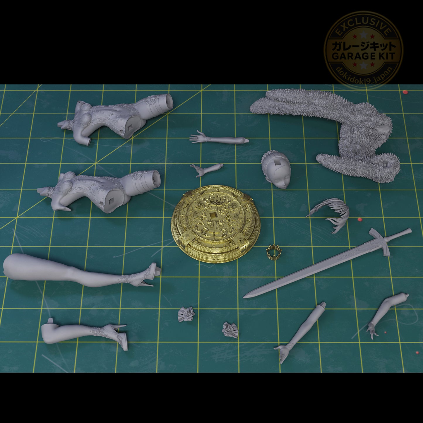 Artoria アルトリア Pendragon ペンドラゴン Saber セイバー 1/8 Scale