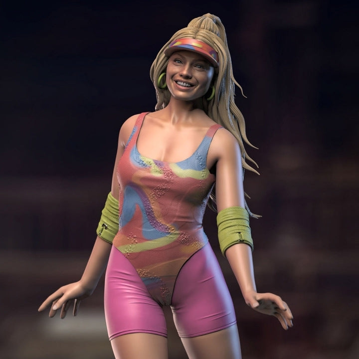 1523 Margot Robbie Special Edition - Barbie - STL 3D Print Files - 3D Printed Garage Kit ガレージキット Resin Model Scale Figure フィギュア