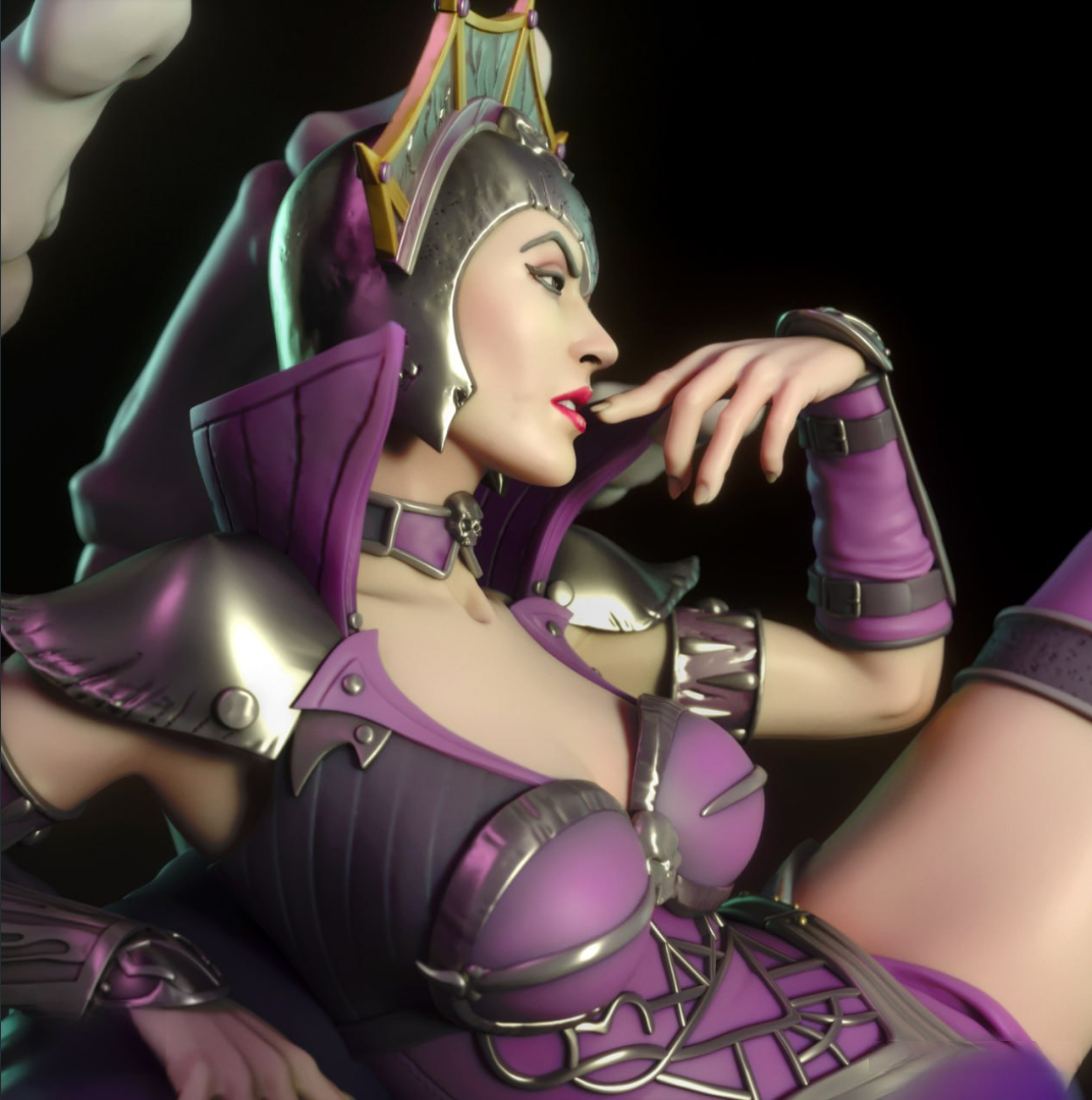 Evil-Lyn Special Edition - He-Man and the Masters of the Universe - STL 3D Print Files - 3D Printed Garage Kit ガレージキット Resin Model Scale Figure フィギュア