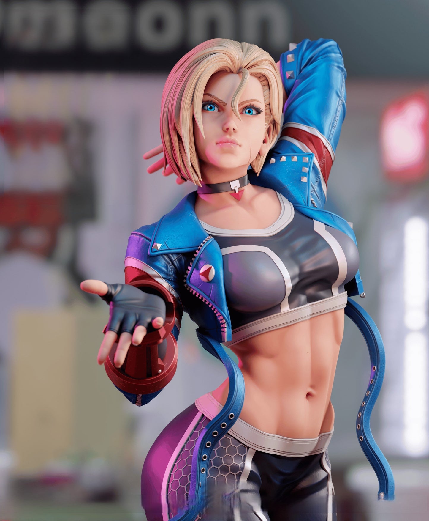 1406 Cammy Special Edition - Street Fighter - STL 3D Print Files - 3D Printed Garage Kit ガレージキット Resin Model Scale Figure フィギュア