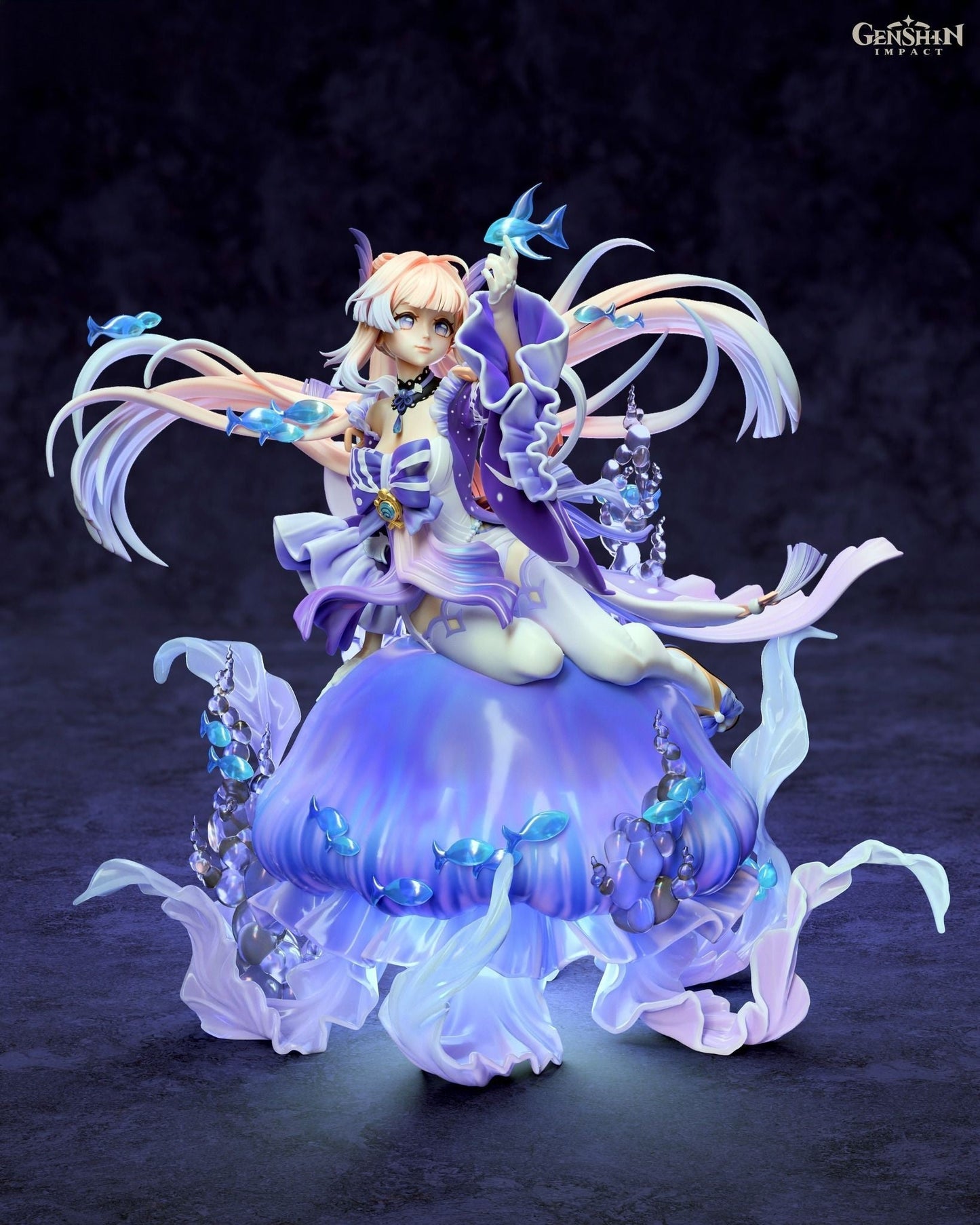 1323 Sangonomiya Kokomi - Genshin Impact - STL 3D Print Files - 3D Printed Garage Kit ガレージキット Resin Model Scale Figure フィギュア
