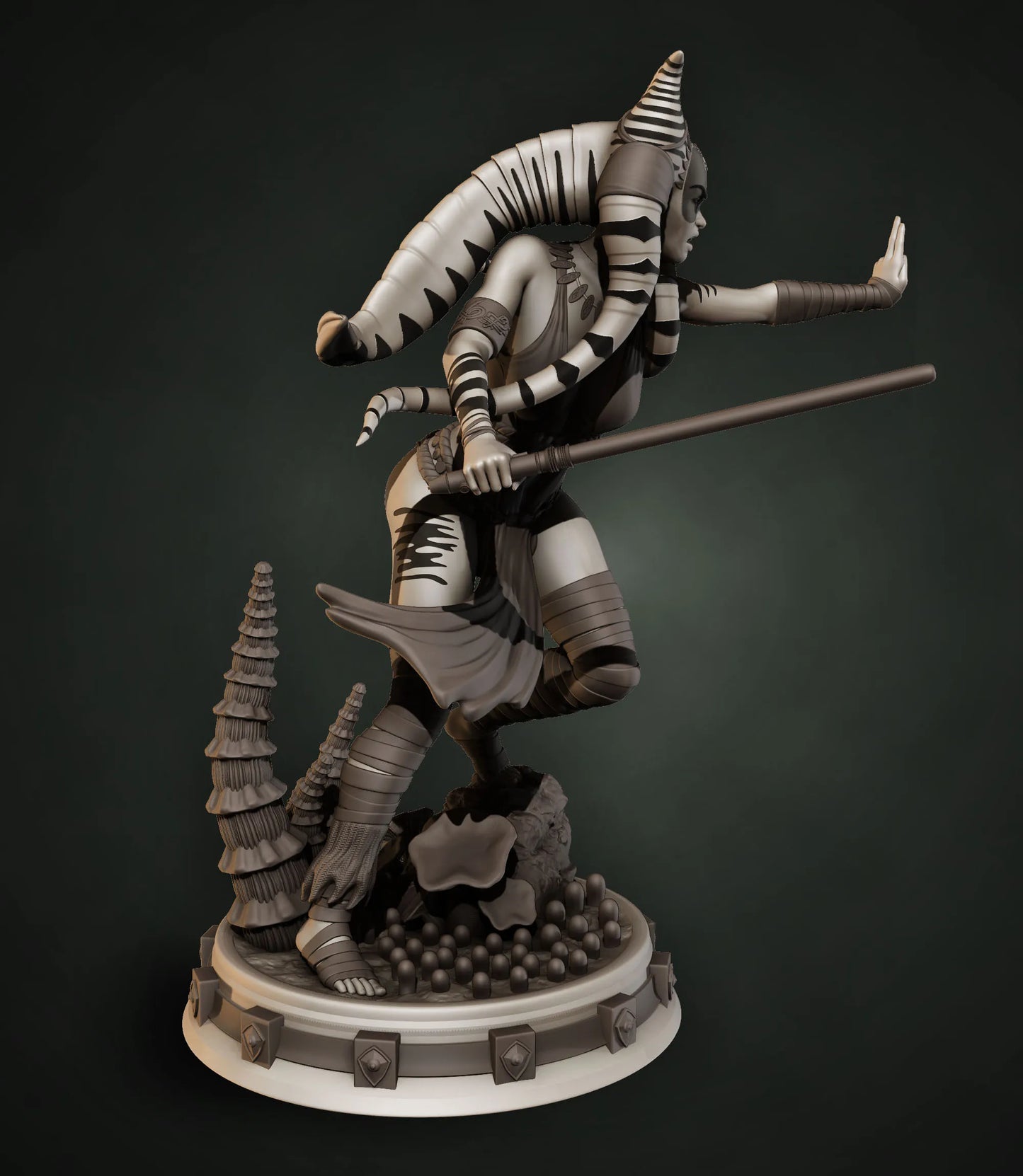 Shaak Ti Special Edition - Star Wars - STL 3D Print Files - 3D Printed Garage Kit ガレージキット Resin Model Scale Figure フィギュア