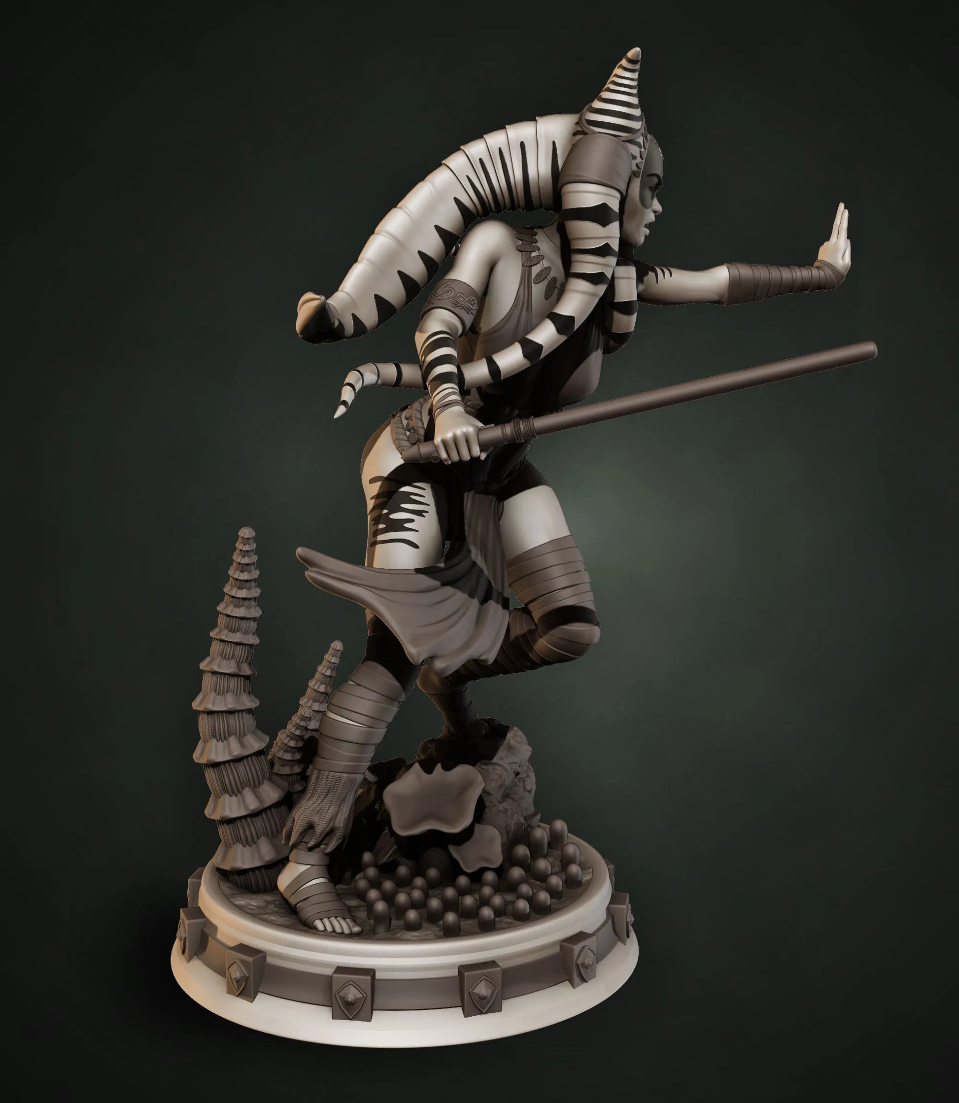 Shaak Ti Special Edition - Star Wars - STL 3D Print Files - 3D Printed Garage Kit ガレージキット Resin Model Scale Figure フィギュア